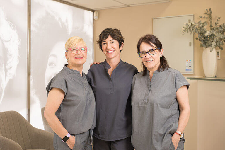 Equipo de estética dental en Granollers