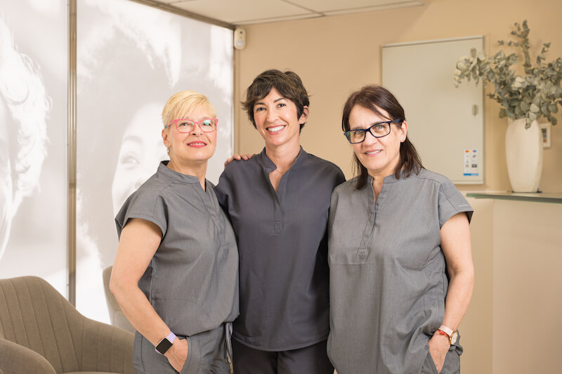 Equipo de estética dental en Granollers