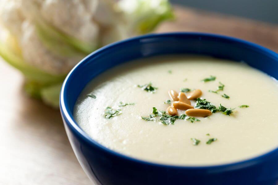 Menú dieta blanca